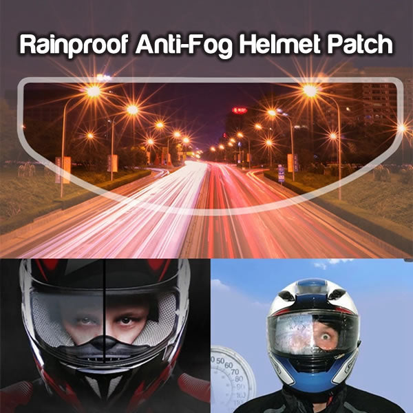 Rainproof Anti-Fog Helmet Patch
