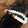 Buddhablez™ Natural White Chalcedony Positivity Bracelet