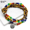 Load image into Gallery viewer, Buddhablez™ 7 Chakras Natural Tree Bracelet 108