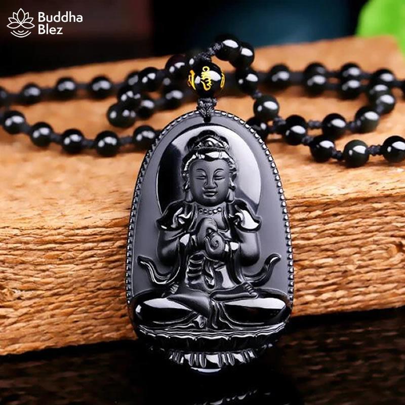 Buddhablez™ Hand Carved Buddha Amulet Pendant Necklace