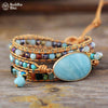 Load image into Gallery viewer, Buddhablez™ Wave of Calm Amazonite Bracelet