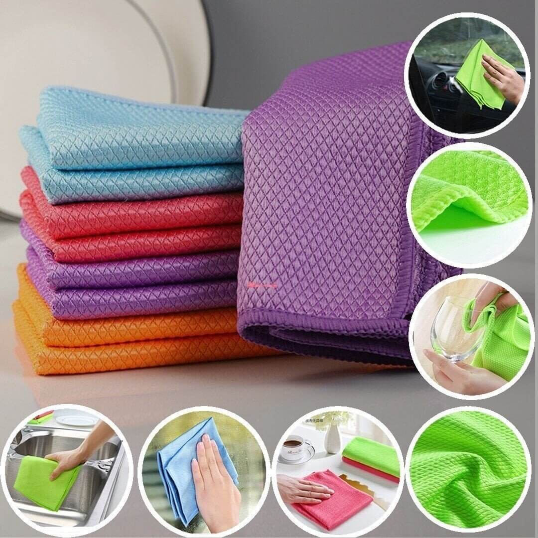 Streak Free Miracle Cleaning Cloths - Reusable