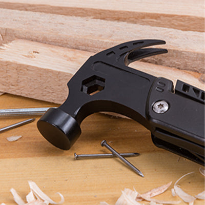 Portable MultiTool With Hammer, Screwdrivers, Nail Puller