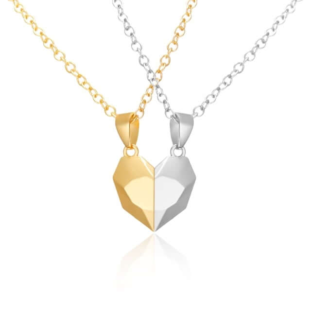 Two Souls One Heart Couple Necklace