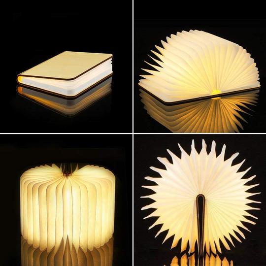 Wooden Book Night Light