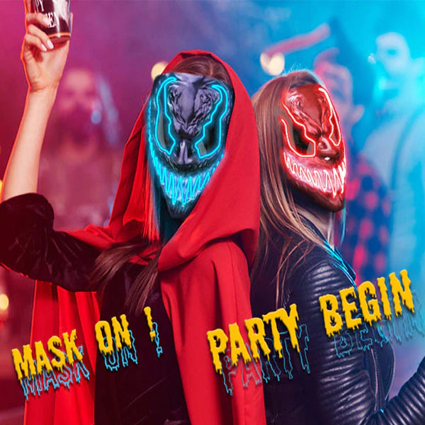 Halloween Neon Party Mask