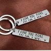 Load image into Gallery viewer, &quot;I Love You More The End I Win&quot; Funny Birthday Keychain