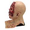Zombie mask with blood face without skin