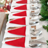 Load image into Gallery viewer, Santa Hat Cutlery Set Holder