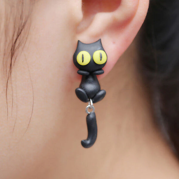 Cutie - Unique Cat Earrings