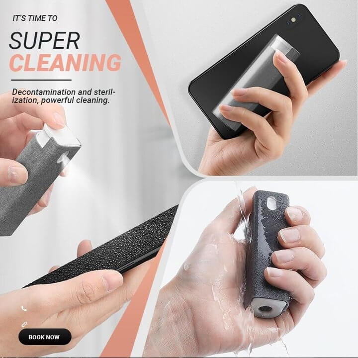 Multifunctional Fingerprint-proof Screen Cleaner