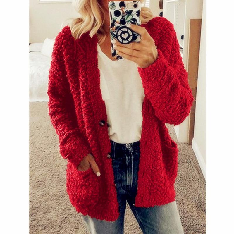 Women's Plush Warm Winter Casual Jacket