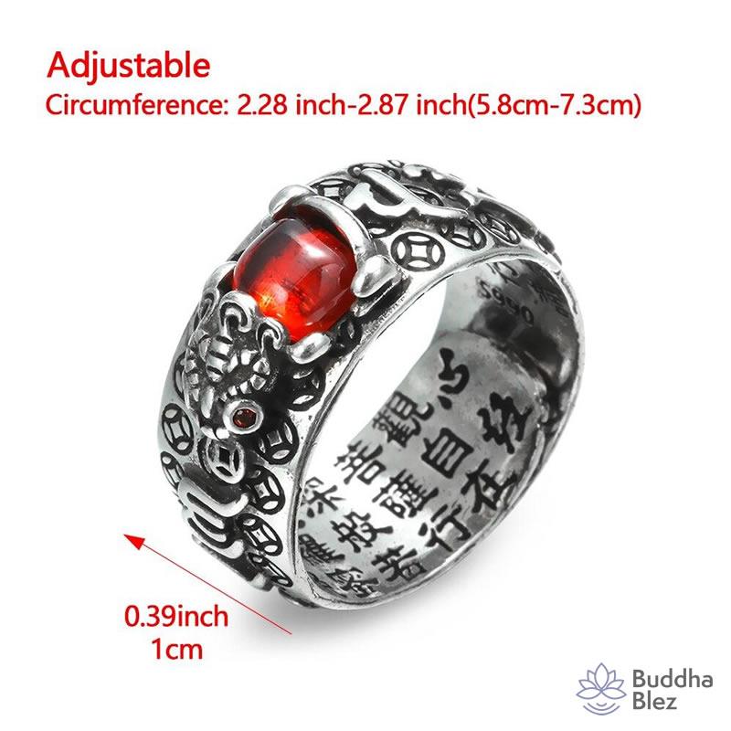 Buddhablez™ Feng Shui Pixiu Vintage Ring