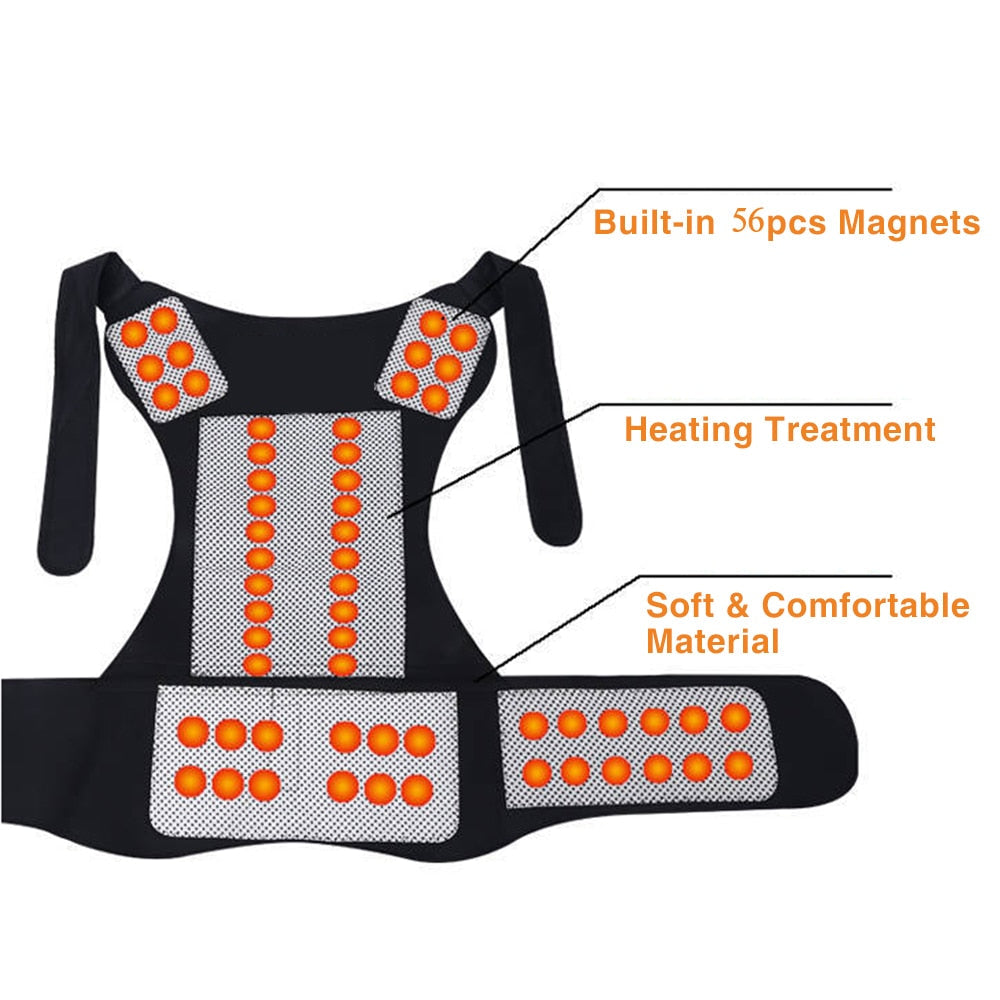 Self-Heating Magnetic Posture Corrector