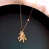 Alessia™ Golden Unicorn Necklace