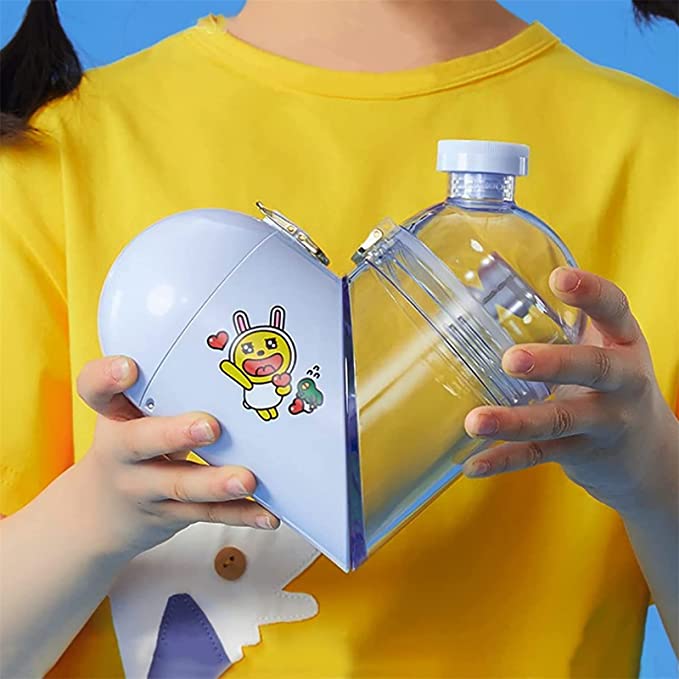 DIK™ heart shaped water bottle, 2 in 1 water bottle (🎉SPECIAL OFFER 65% OFF)🎉