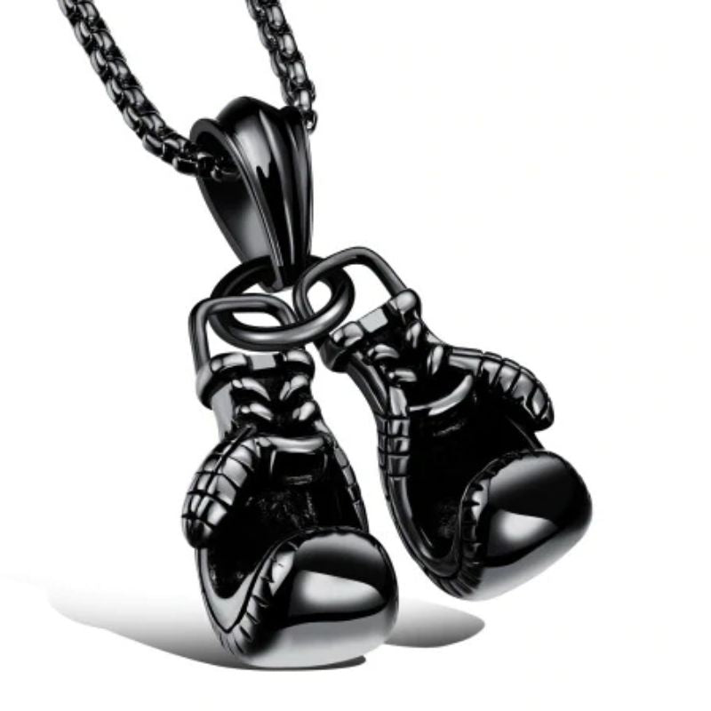 Boxing Gloves Metal Necklace