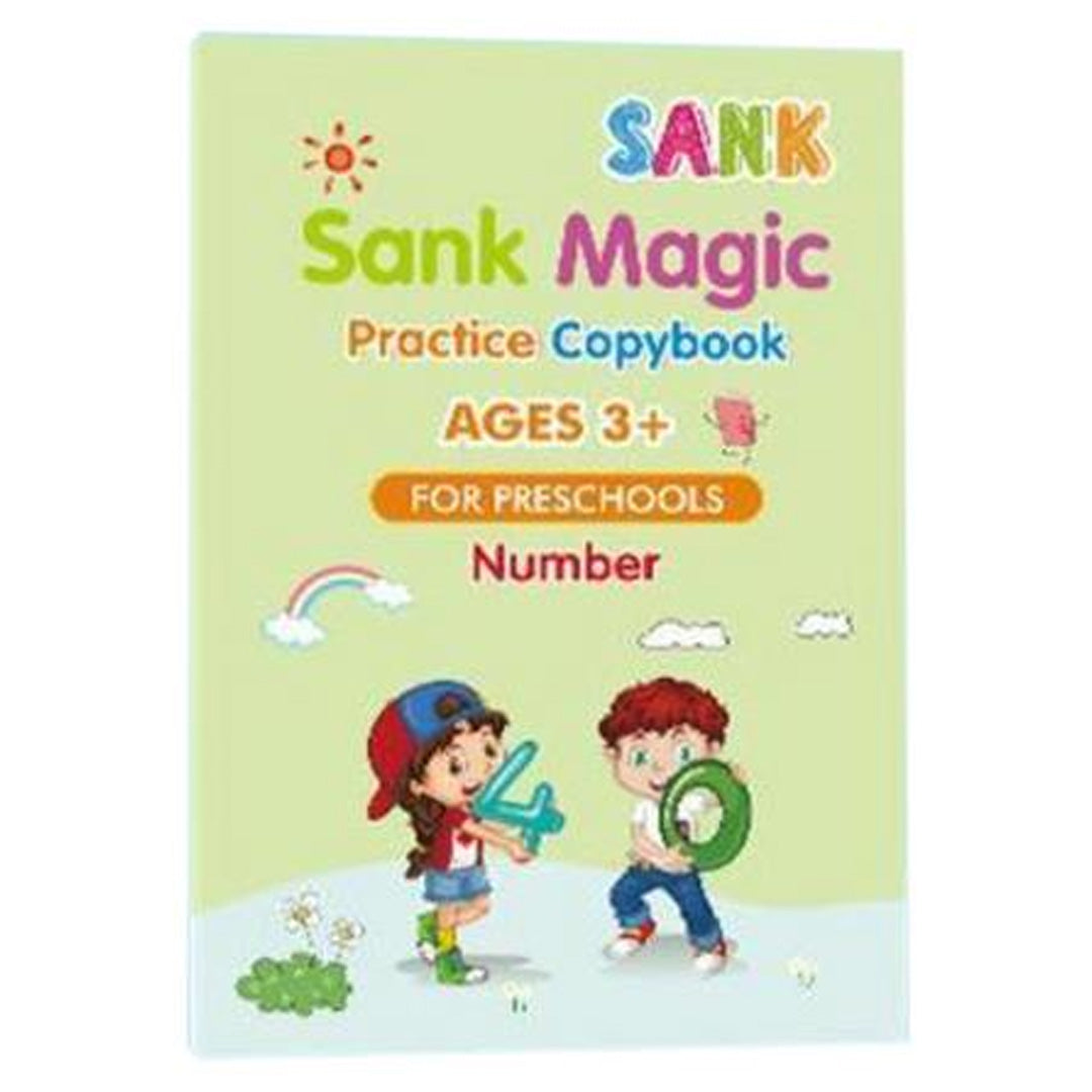 Magic Practice Copybook (4 Pack) + Magic Pen