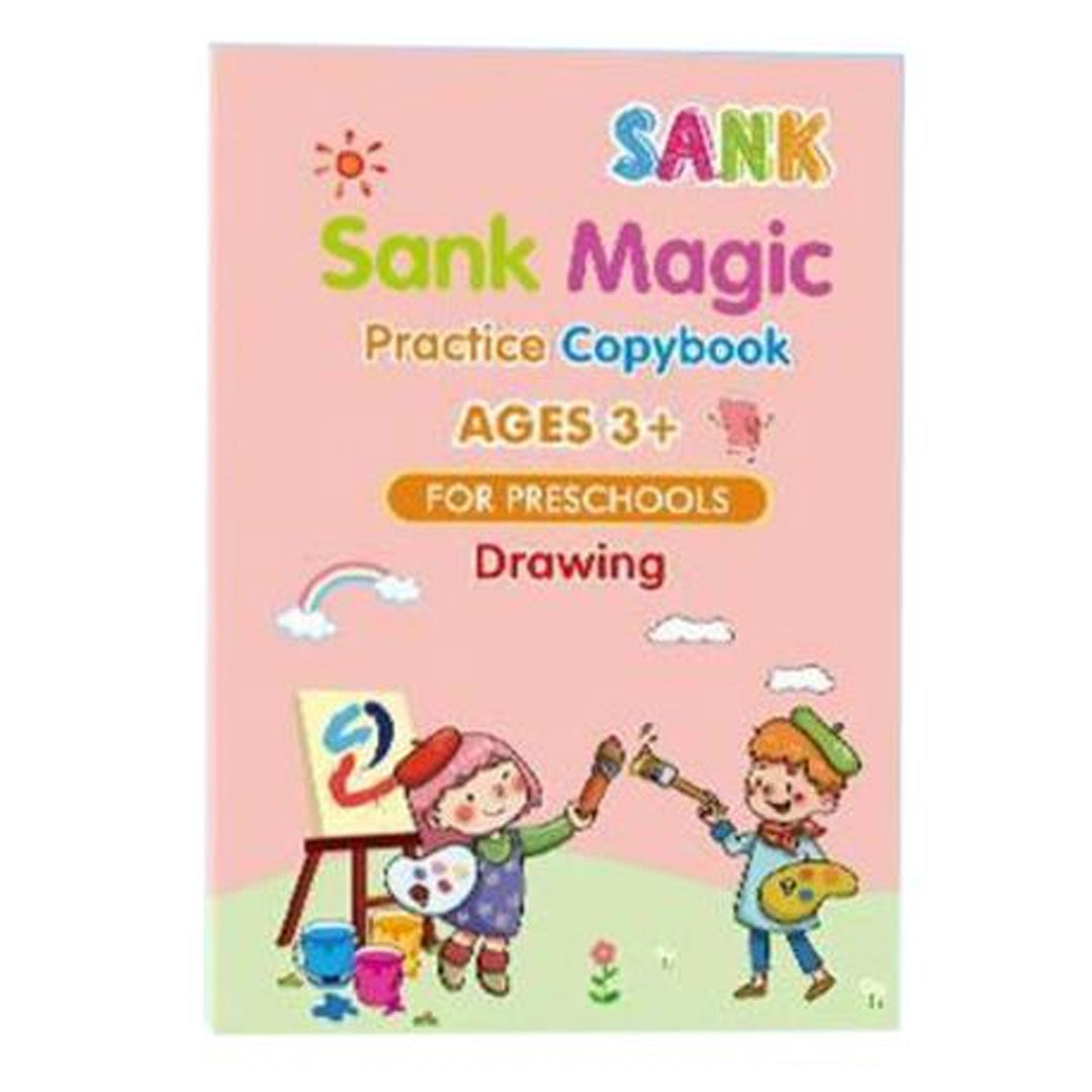 Magic Practice Copybook (4 Pack) + Magic Pen