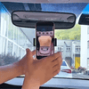 Multifunctional rearview mirror phone holder
