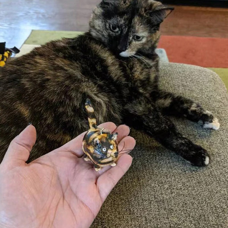 Kitty Miniature Sculpture, Original Art