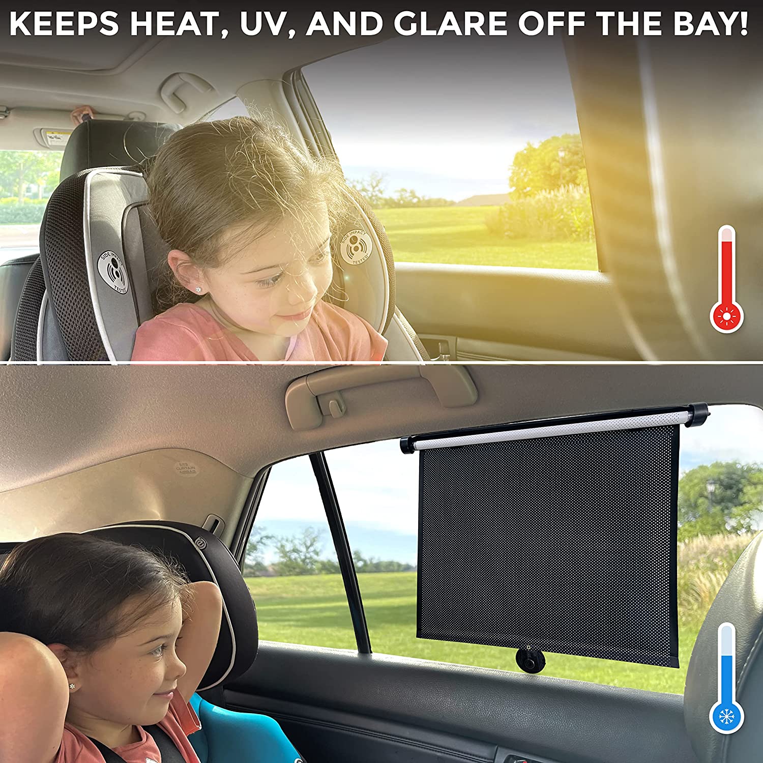 WuCar™ Retractable Window Sun Shade